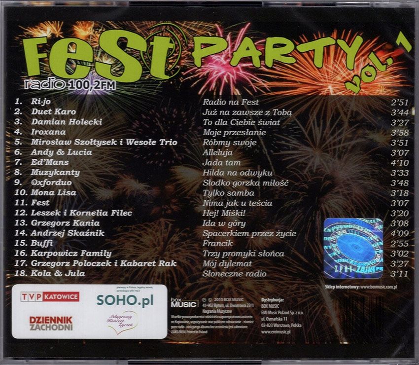 Fest Party vol. 1 vol. 1 Mona Lisa Damian Holecki