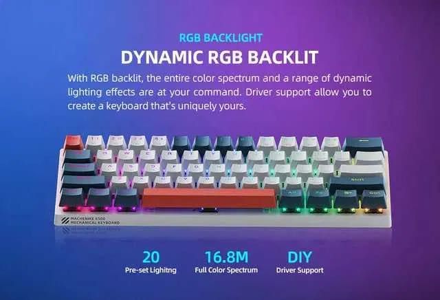 Механічна клавіатура machenike K500 b61 RGB