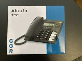 Telefone fixo ALCATEL T56 Preto, novo e embalado
