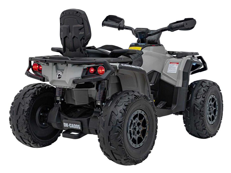 Duży Quad Can Am Outlander ATV 4x200W 24V7Ah Szary Maverick DK-CA005