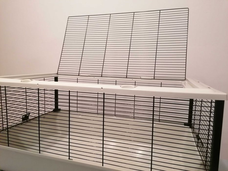 Klatka jak nowa 80 x 50 cm plus 9mm prętami chomik myszka Kołowrotek
