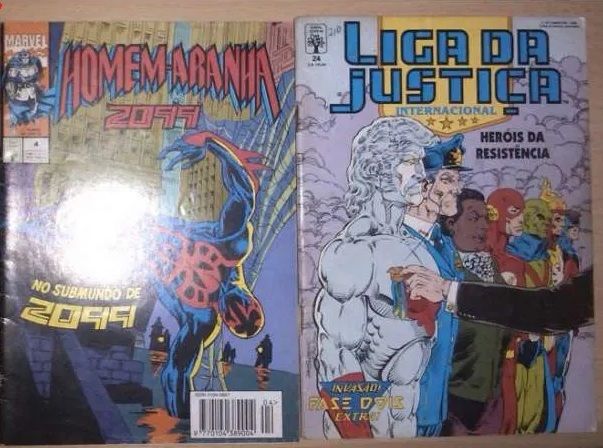 BD Homem Aranha e Liga da Justiça (anos 90)