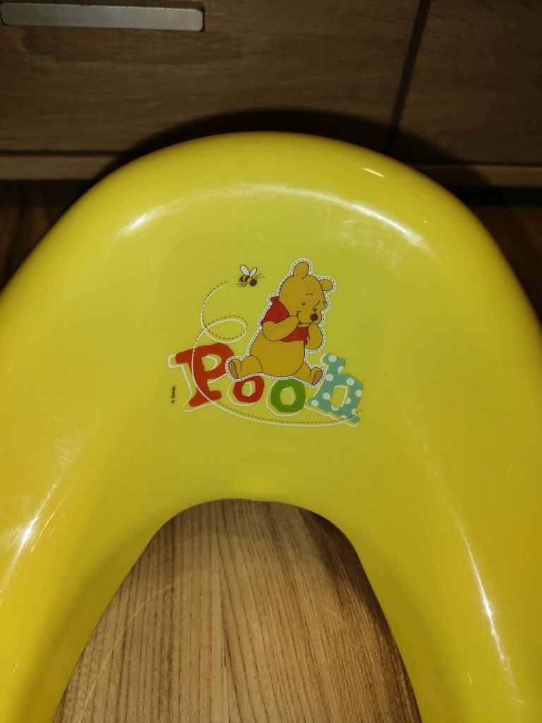 Disney Kubuś Puchatek Winnie the Pooh Nakładka  sedesowa na WC Żółta