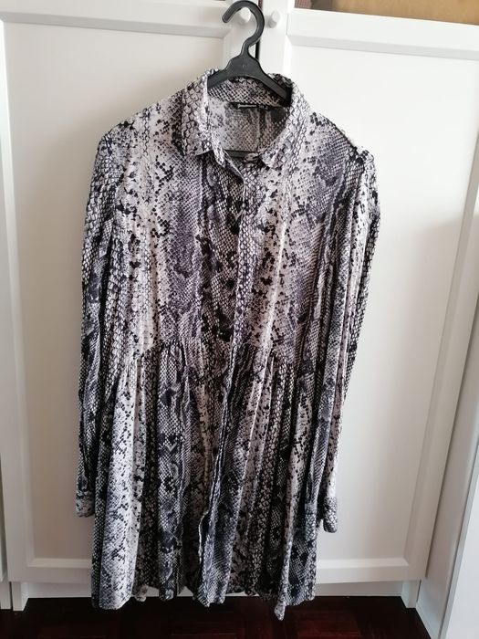 Vestido print animal Stradivarius