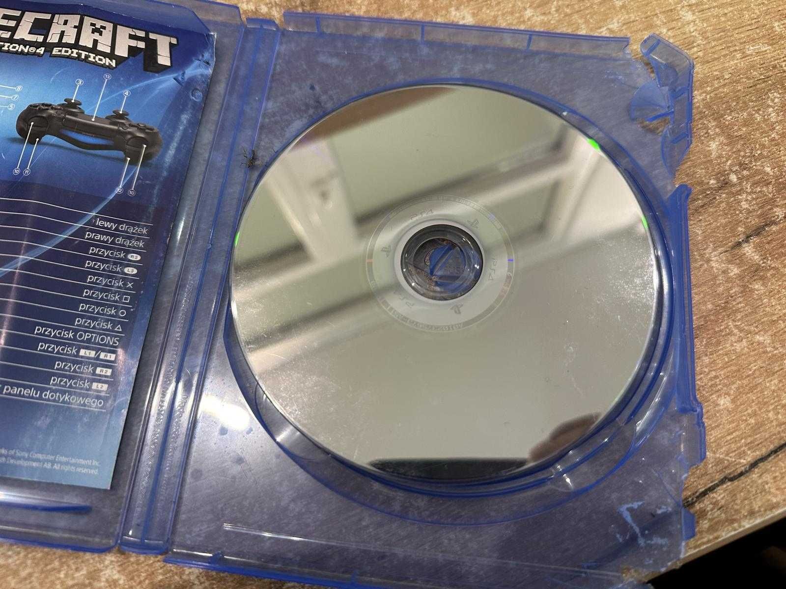 Gra MINECRAFT PS4 Pudełko zniszczone.