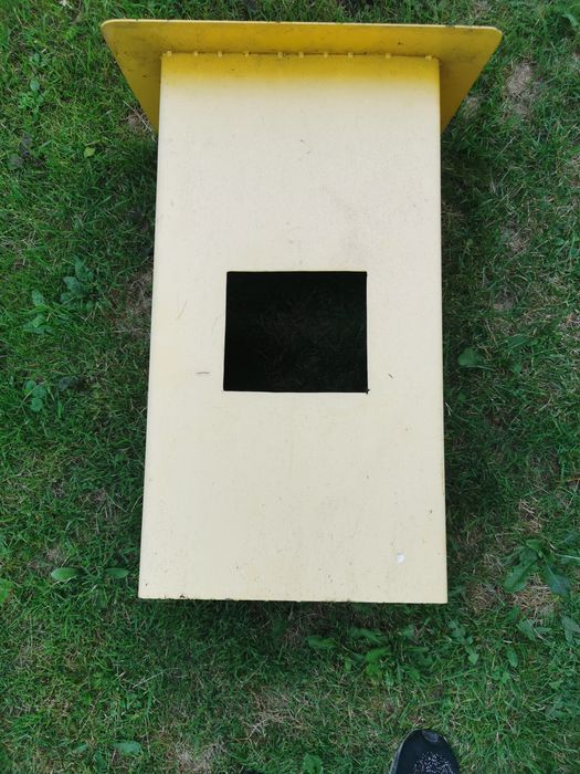 Skrzynka blaszana na gaz