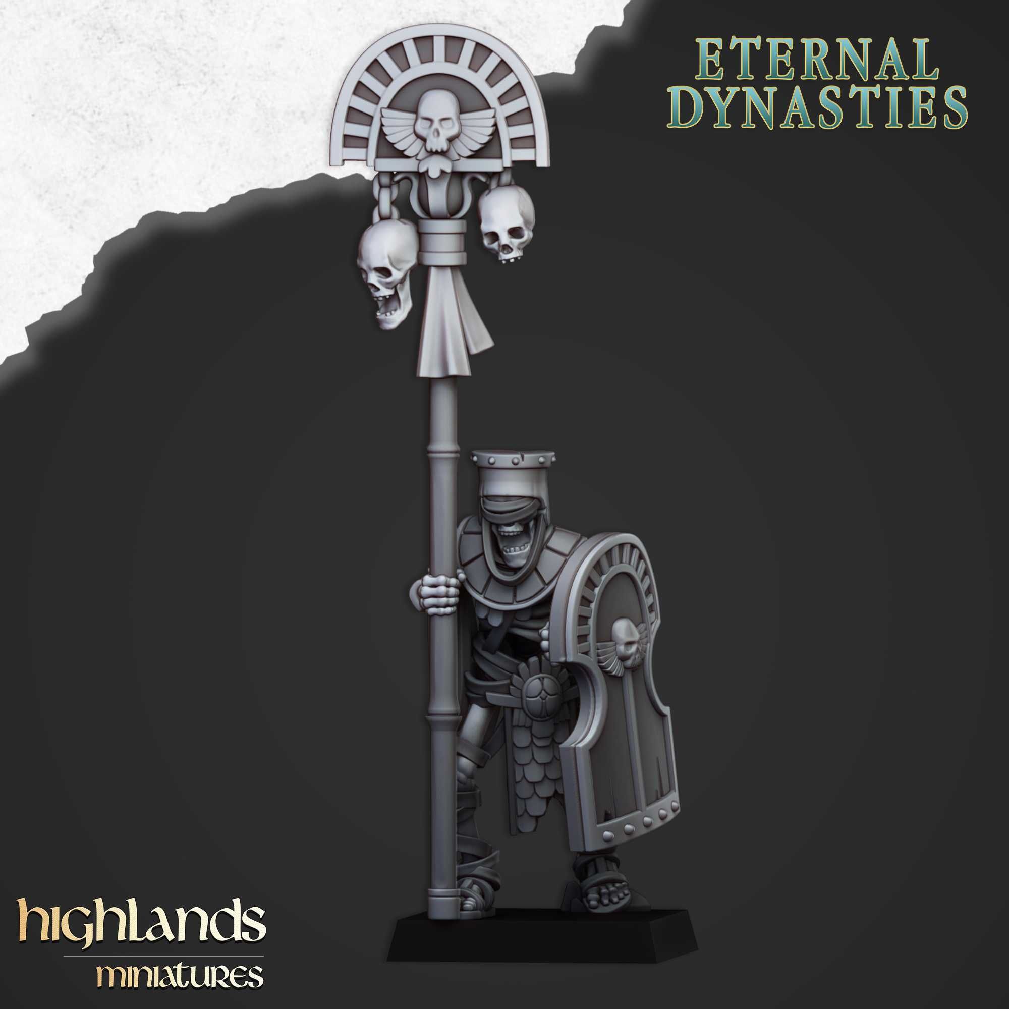Ancient Guard with Halberds - WFB ToW AoS - Highlands x10