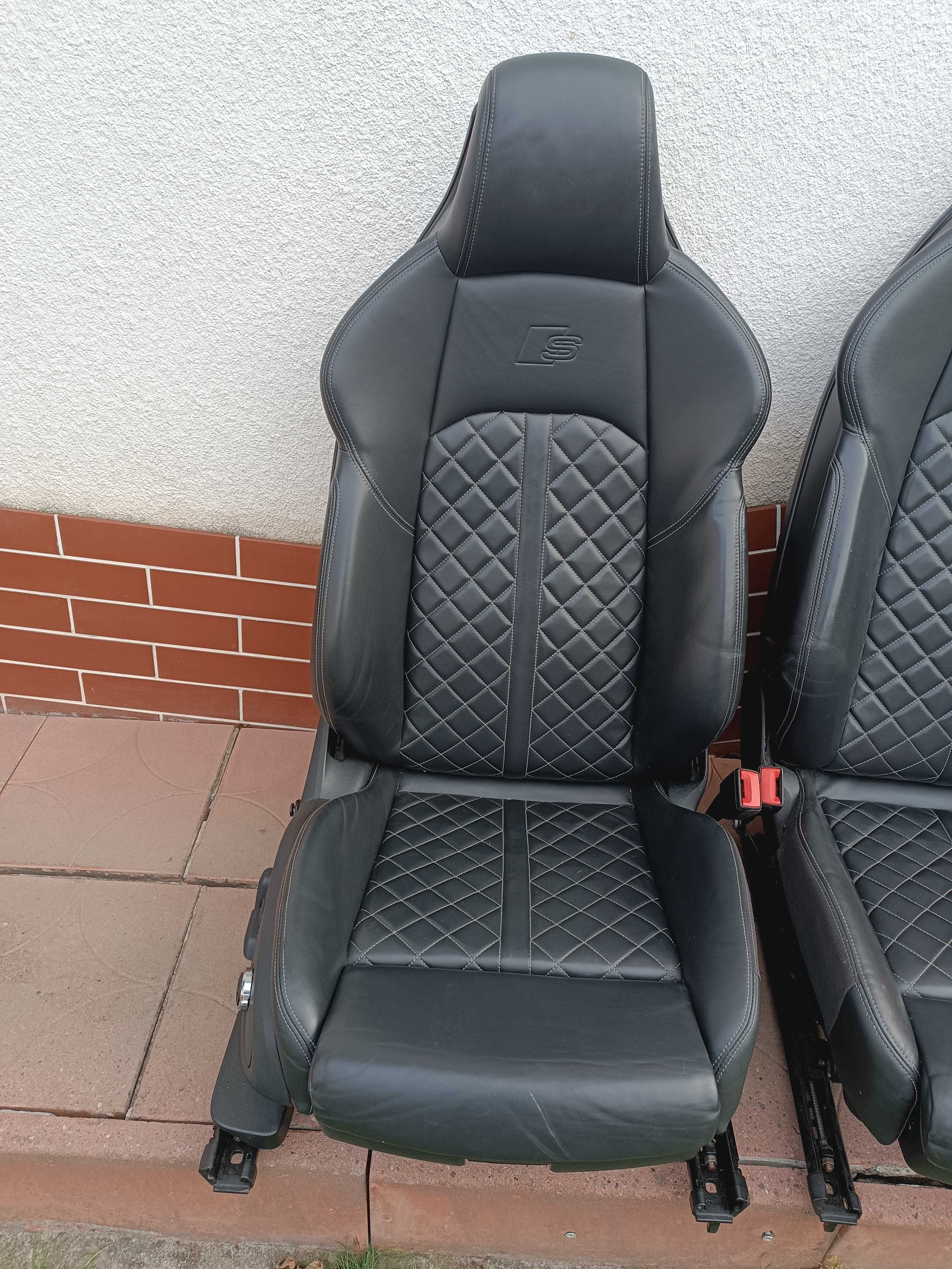 Fotele komplet foteli audi s5 b9 8w A5 sportback masaże