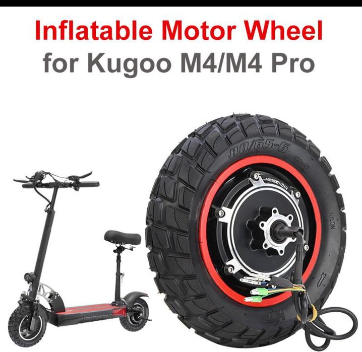 Pneu com Motor Trotinete Muito KugooM4- Novo