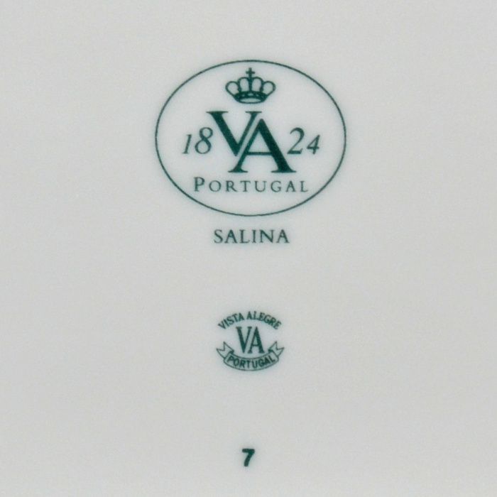 Covilhete retangular em porcelana Vista Alegre – Decoração Salina