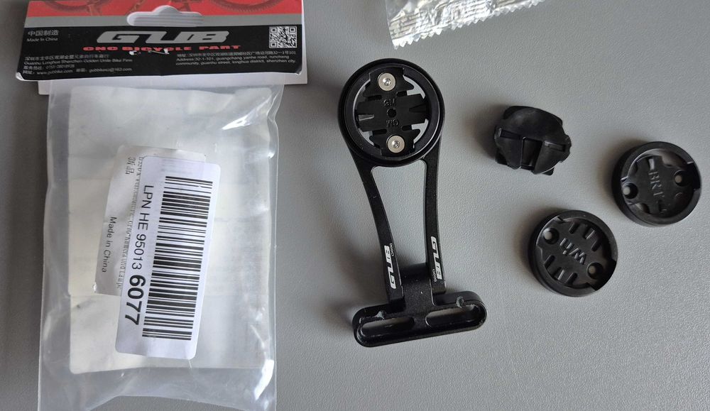 BSSOK Gub Regulowany uchwyt rowerowy kompatybilny z Garmin Edge