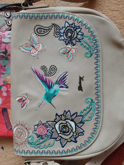Dwie torebki Desigual i Mantarray
