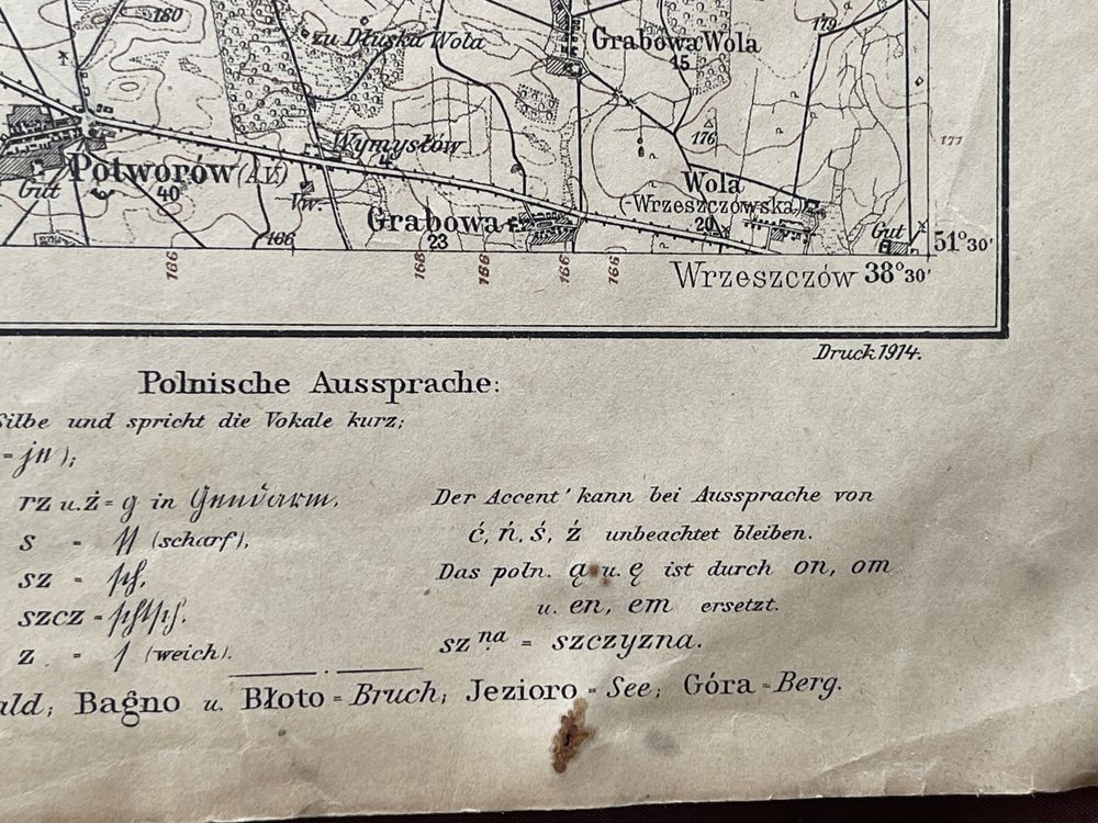 Nowe Miasto Stara Mapa Rosyjska 1914