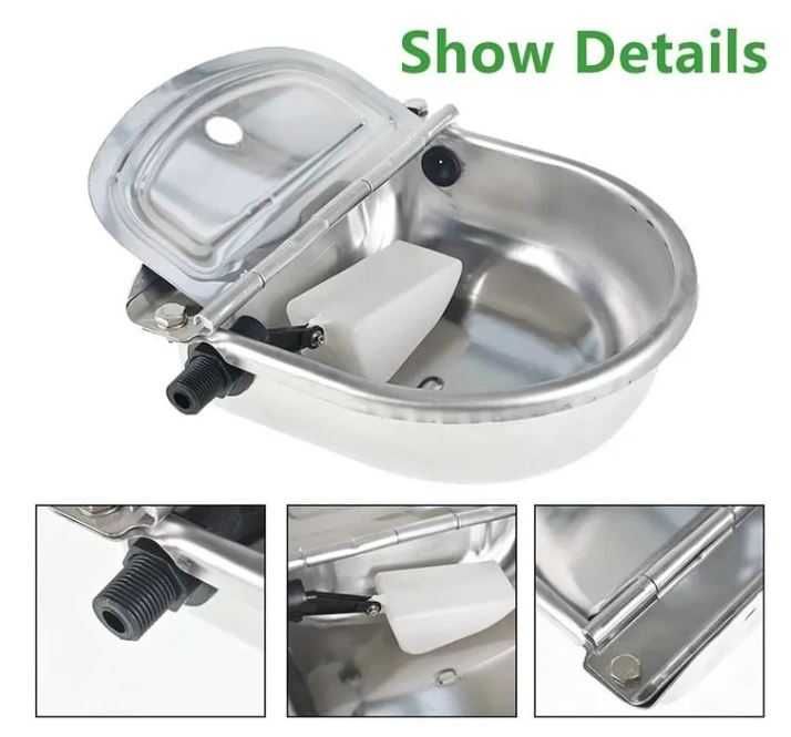 Automatyczne poidło dla bydła z zaworem pływakowym