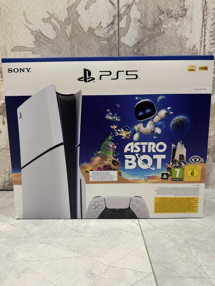 Nowa PlayStation 5 Slim 1TB z Napędem + Gra Astro Bot (Ps5)(ps5)(PS5)