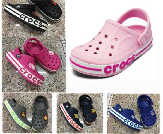 Кроксы Crocs Kids Bayaband Clogs, разные цвета