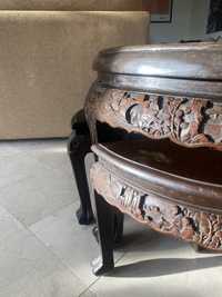 Mesa chinesa de madeira maciça original trazida da China