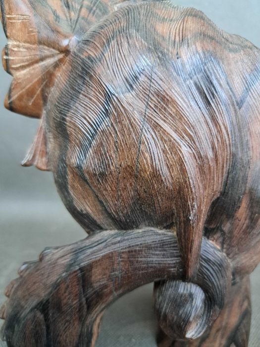 Kobieta, twarz, rzeźba drewniana, Bali wys. 21 cm