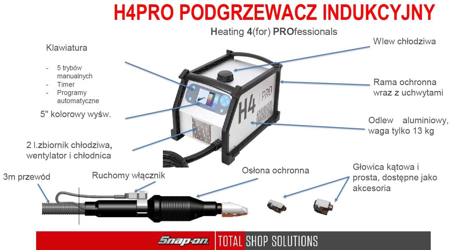 Nagrzewnica indukcyjna HOFMANN H4PRO Cooler HDC (3,7 kW)