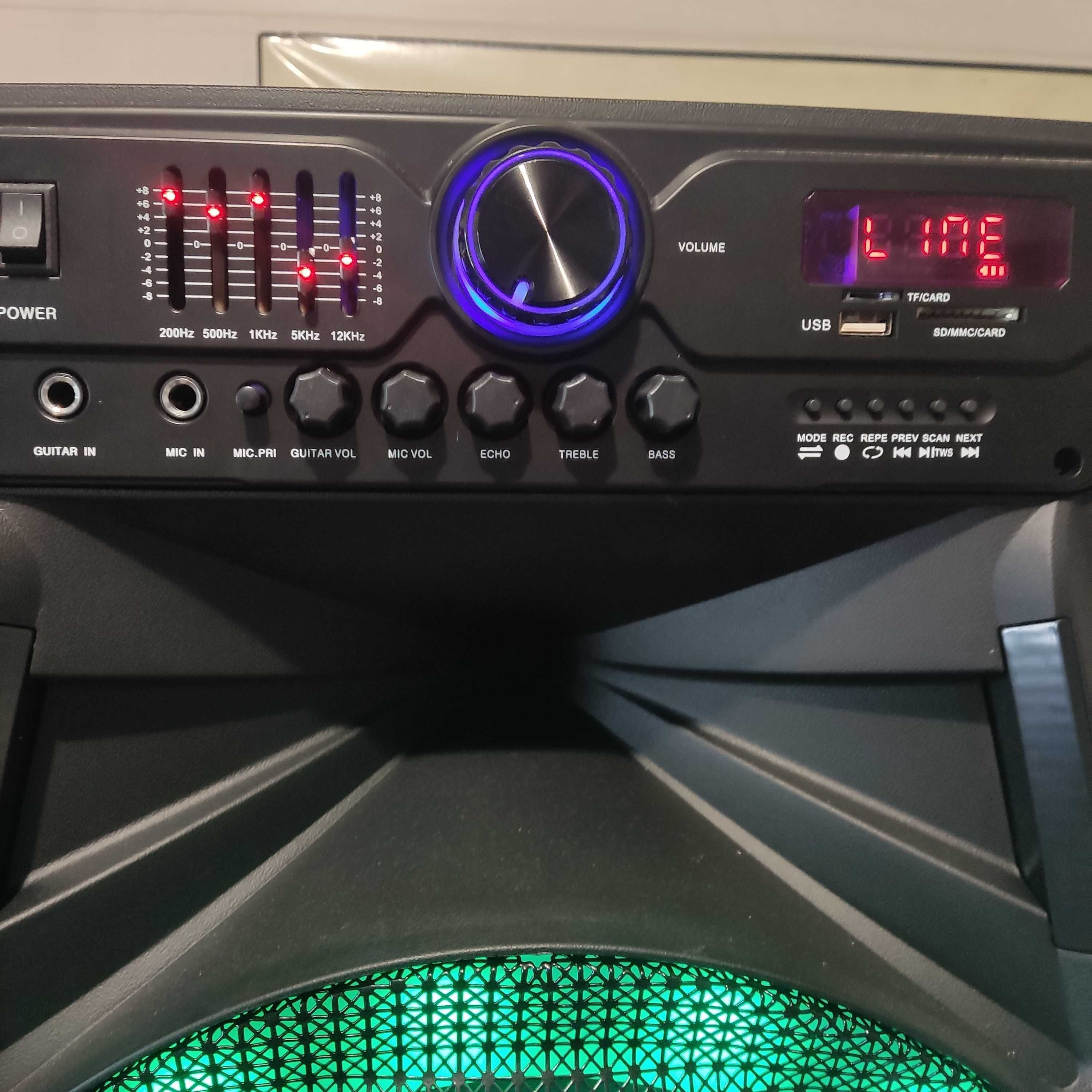 Колонка Bluetooth на акумуляторі з бездротовим мікро ZPX ZX 7772 350Вт