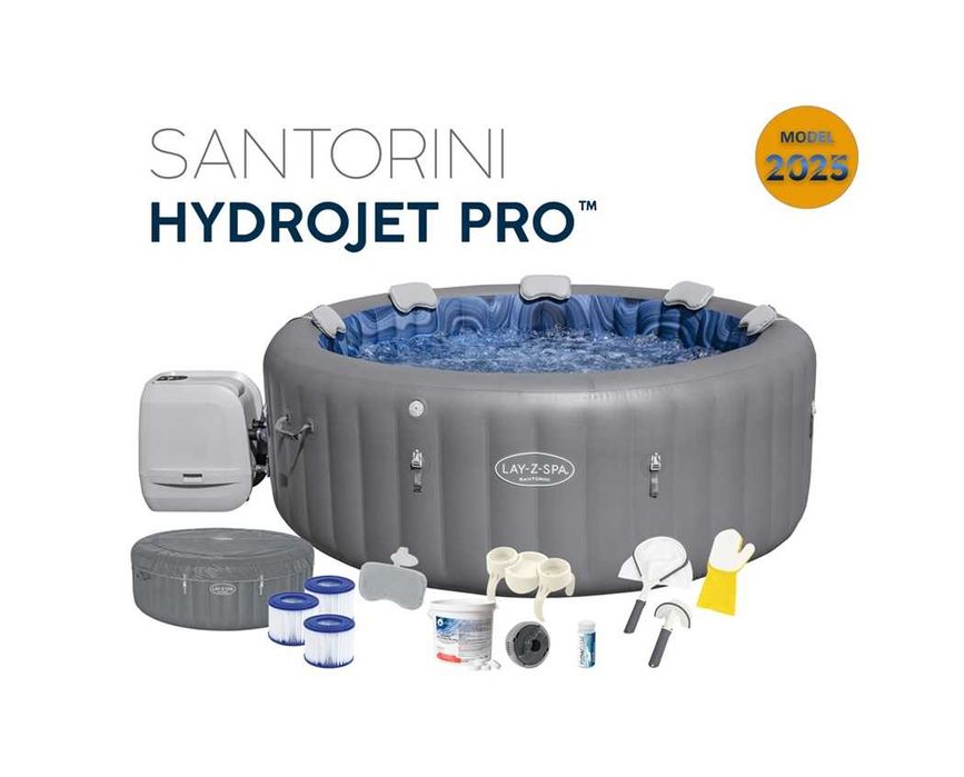 Wanna SPA dmuchane hydromasaż SANTORINI  6 osób Bestway 6001T  (60075)