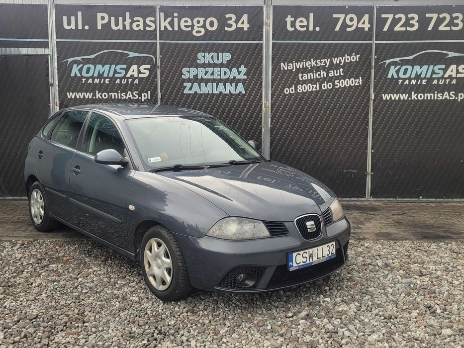 Seat Ibiza 1.4B 75KM 2006r * el szyby klima tempomat * TORUŃ