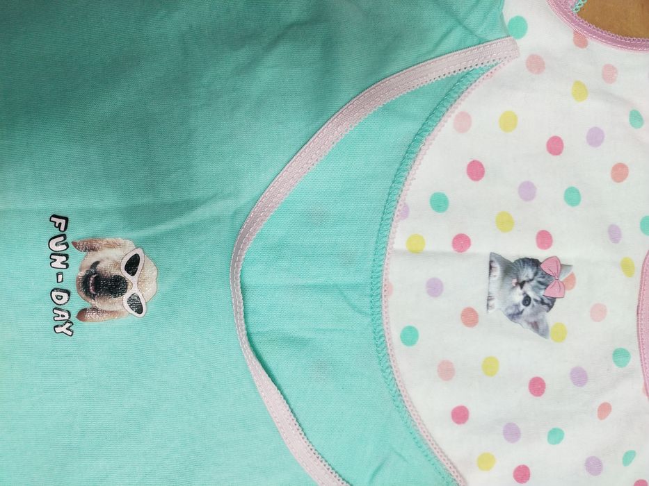 Cztery podkoszulki Primark 7-8 lat