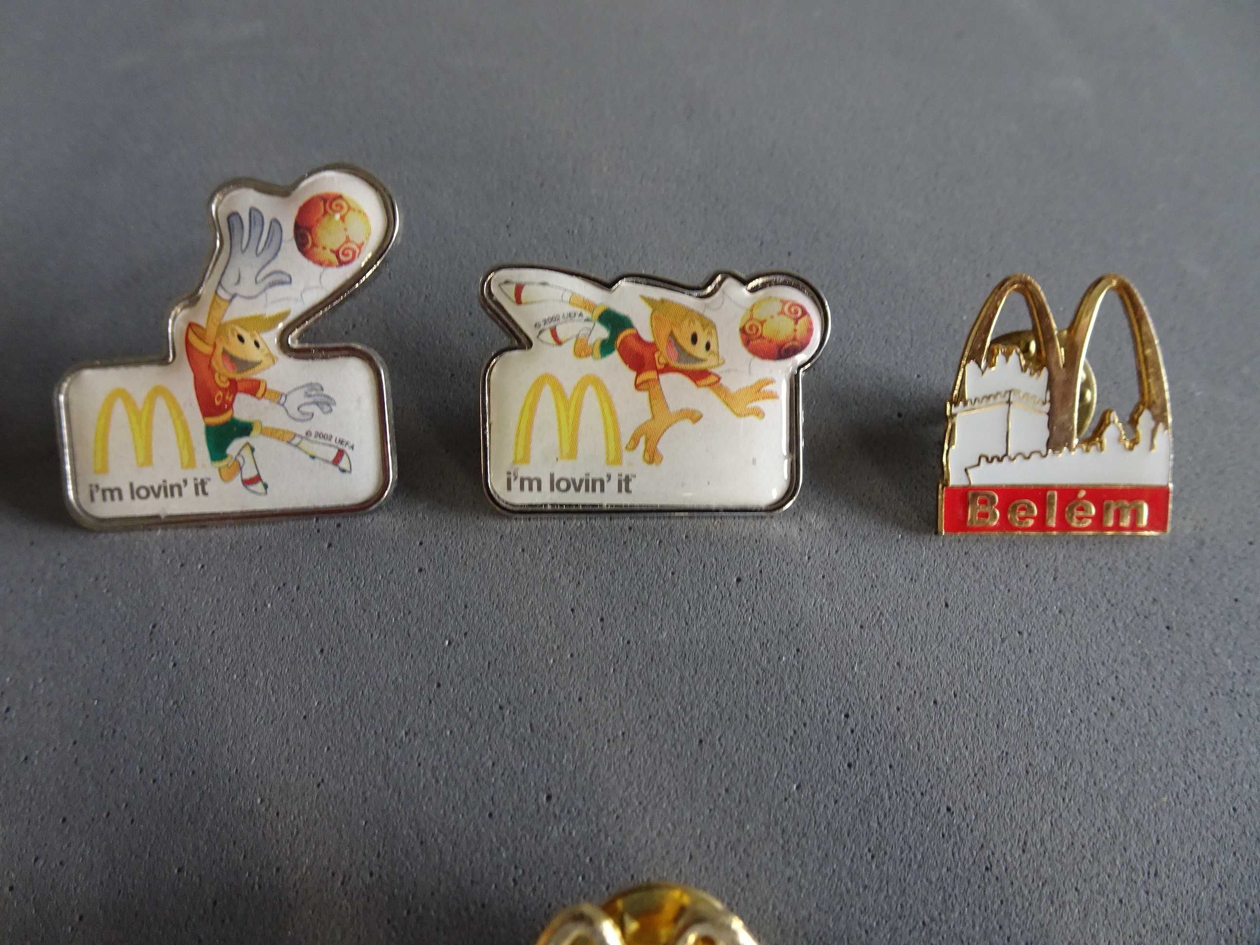 Pins diversos Mc Donald's