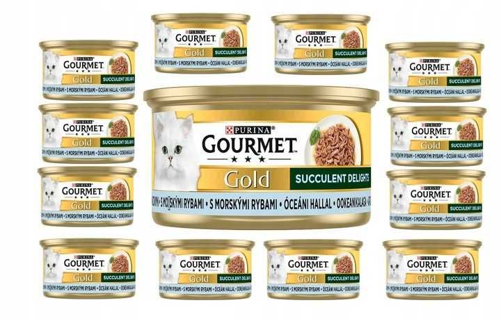 Mokra Karma dla kota Gourmet Gold Succulent Delights 12x 85g