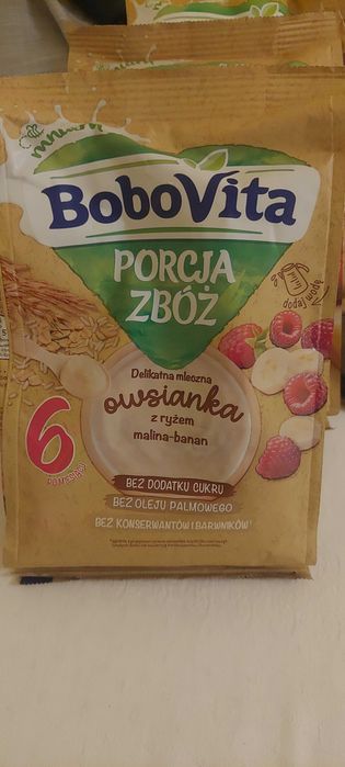 Sprzedam kaszki mleczne Bobovita 7 zbóż