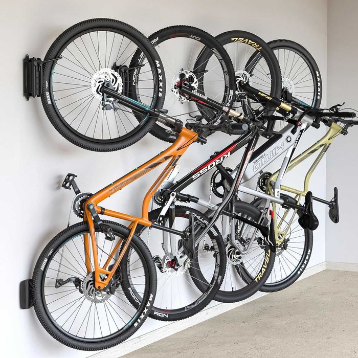 wieszaczki rowerowe do garażu, Space-Saving Fion pionowy stojak