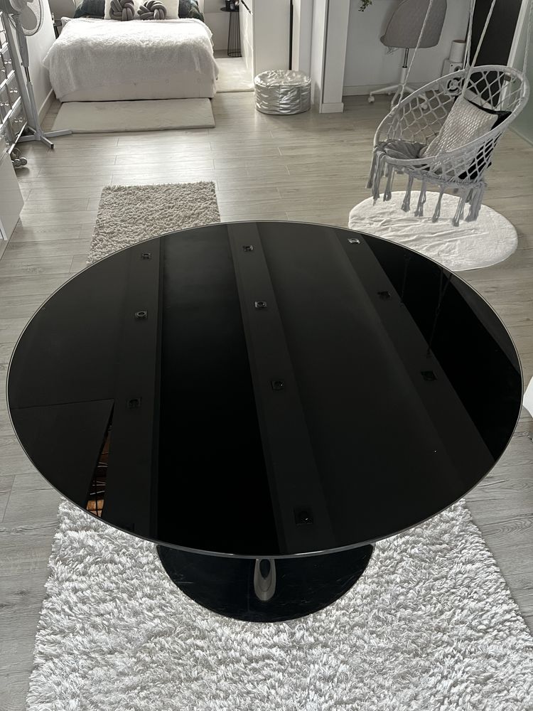 Stół szklany KLER 120 CM HARTOWANE