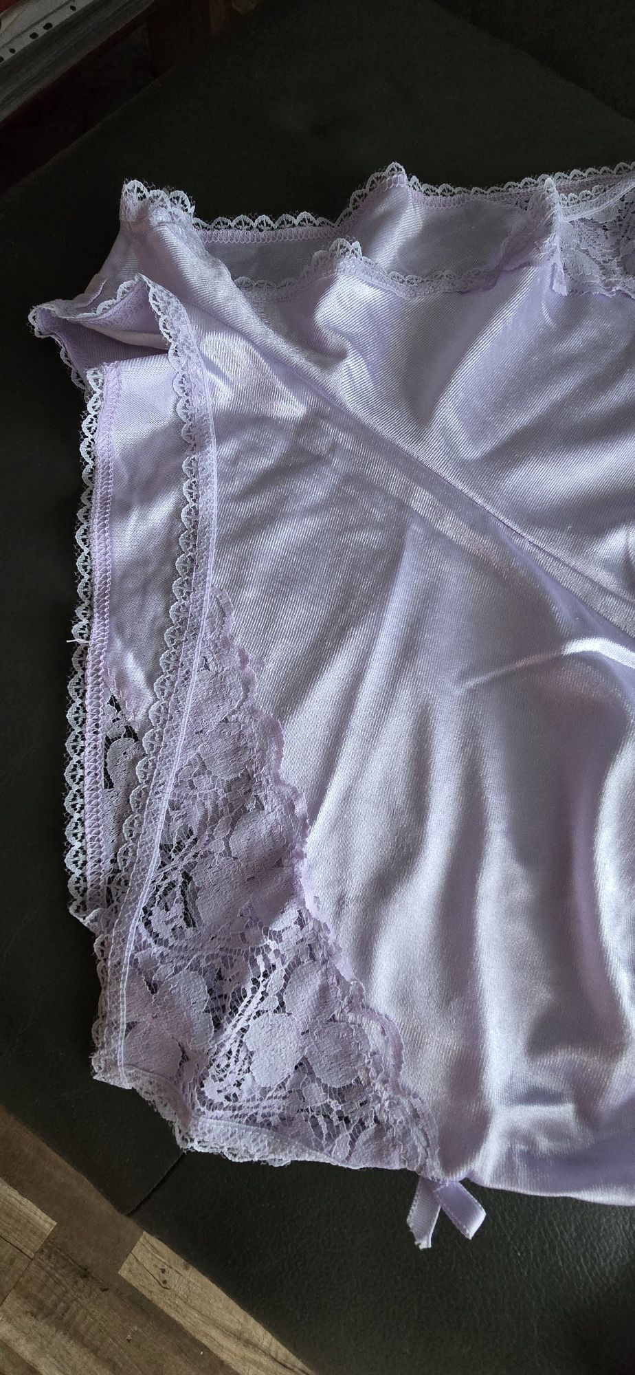 Elegancki Wrzosowy Komplet Do Spania Roz. L