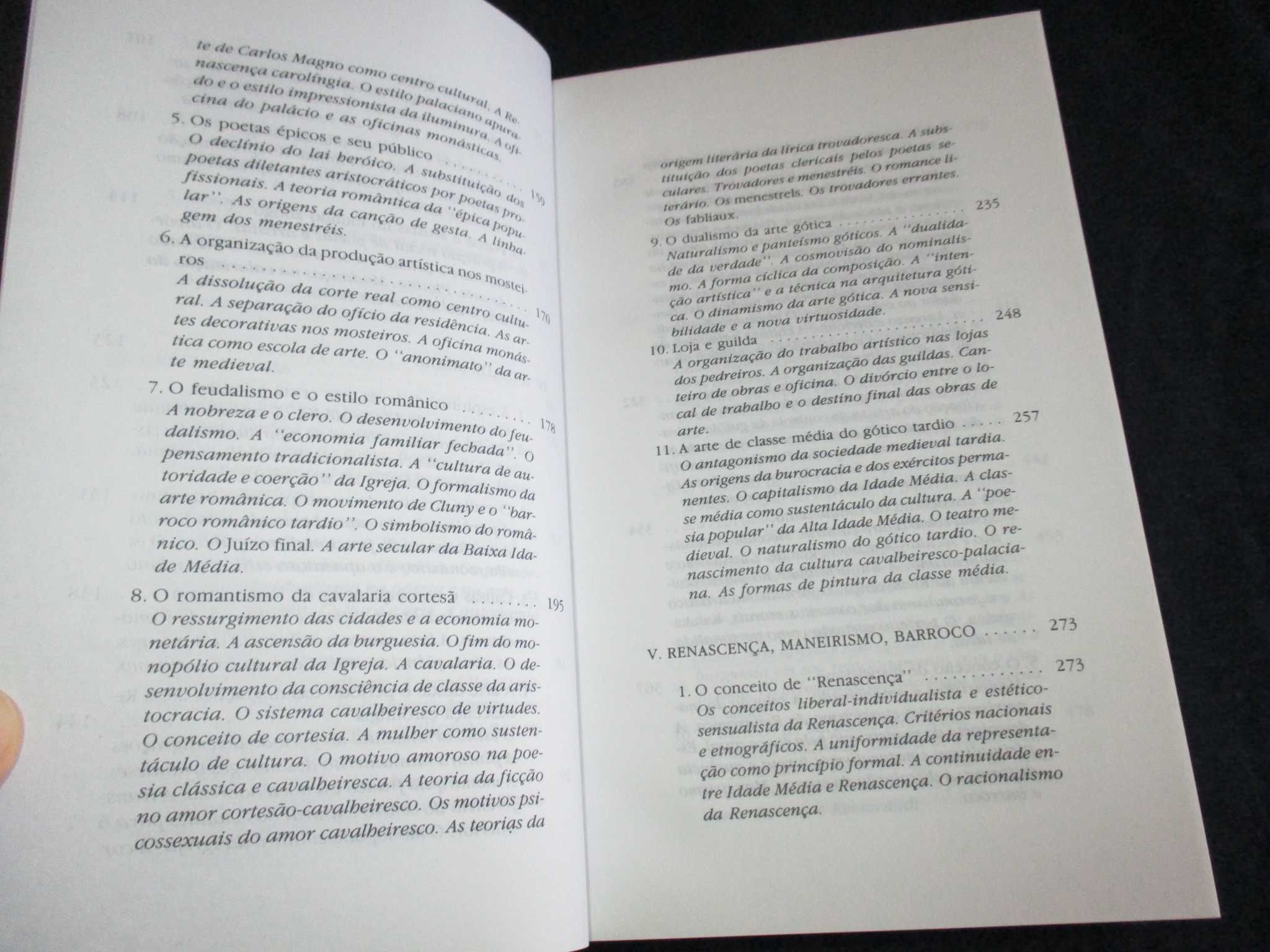 Livro História Social da Arte e da Literatura Arnold Hauser