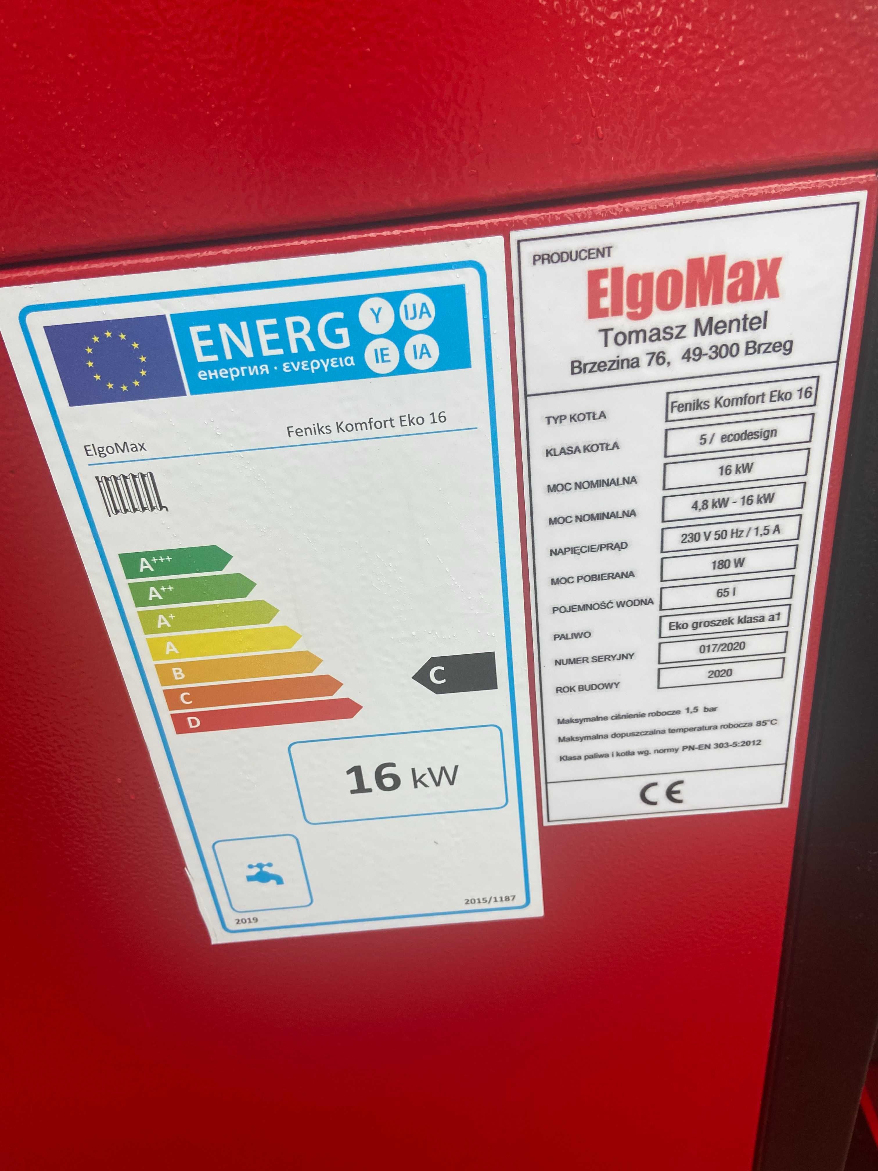 Kocioł na ekogroszek piec na węgiel 16 kw piec z podajnikiem 15 kw
