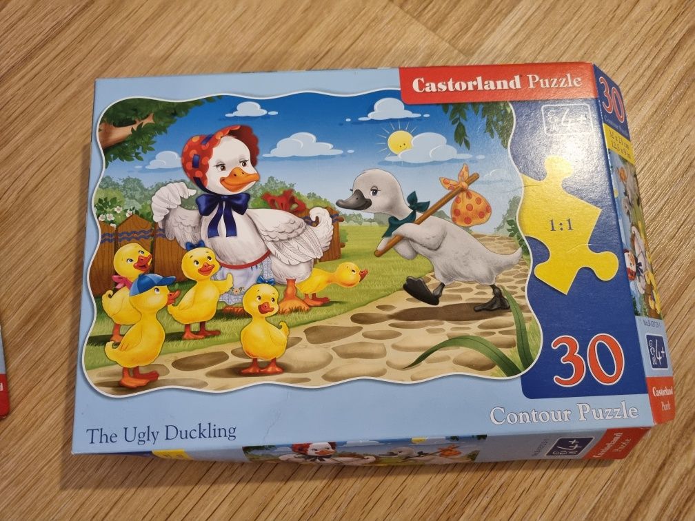 4x puzzle Colorland i Trefl, 30, 60 elementów