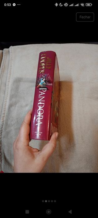 Livro "Pandora" autografado