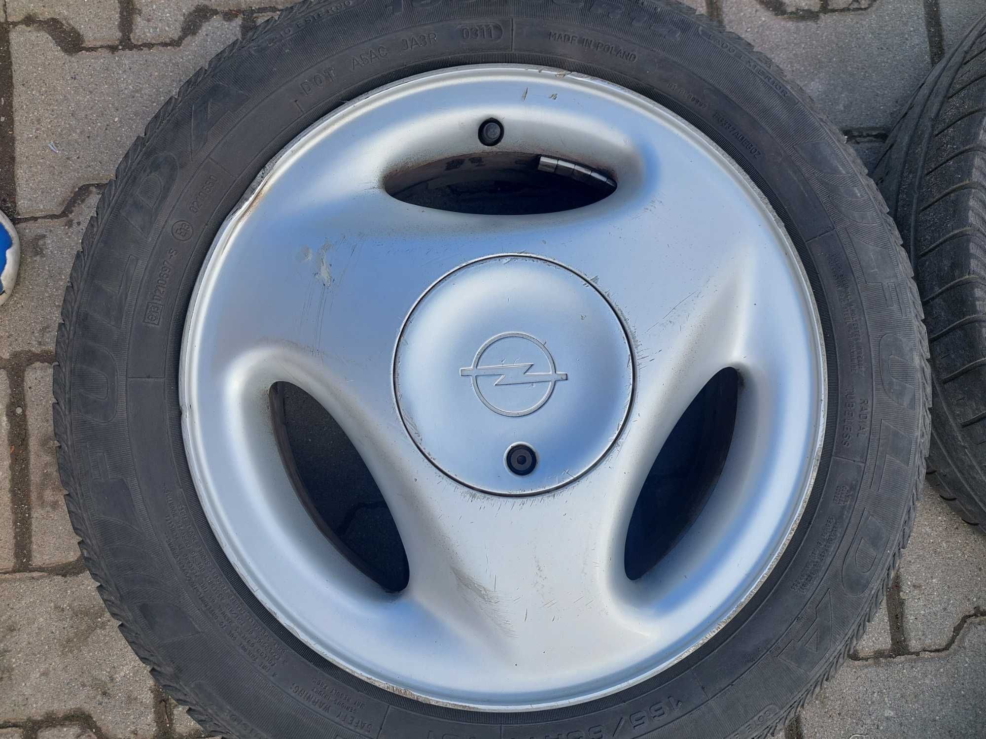 4× Felga aluminiowa Opel Corsa B R14 + opony