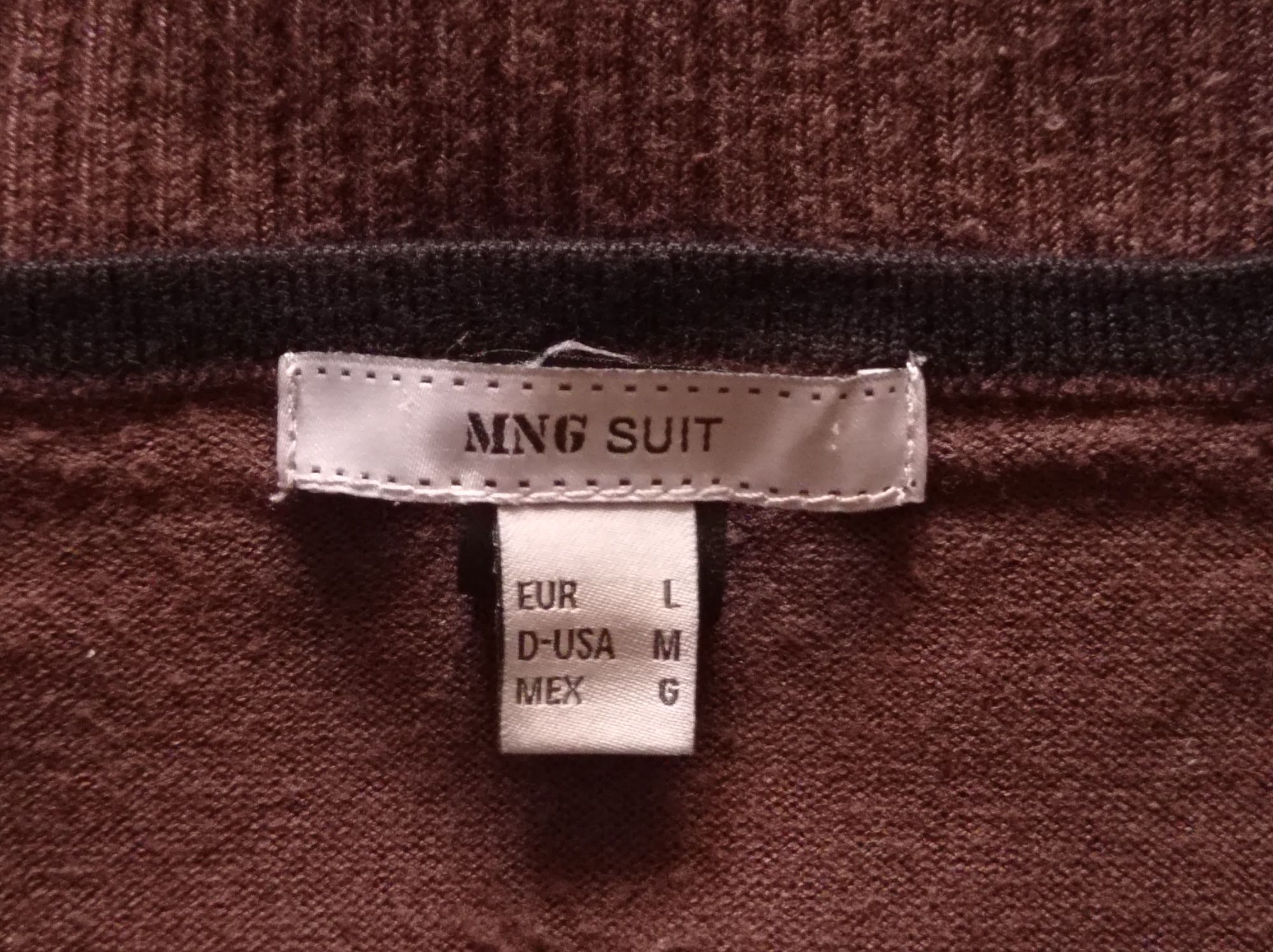 MNG Suit camisola castanha