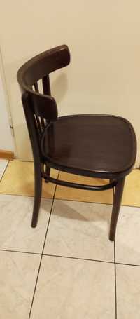 Stare krzesło drewniane gięte z PRL