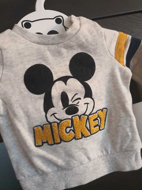 Bluza długi rękaw - rozmiar 68 Myszka Mickey Disney