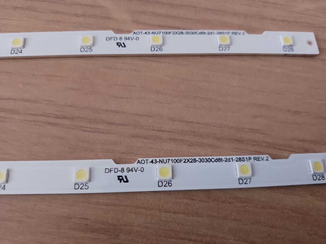 Samsung UE43RU7022 listwy LED