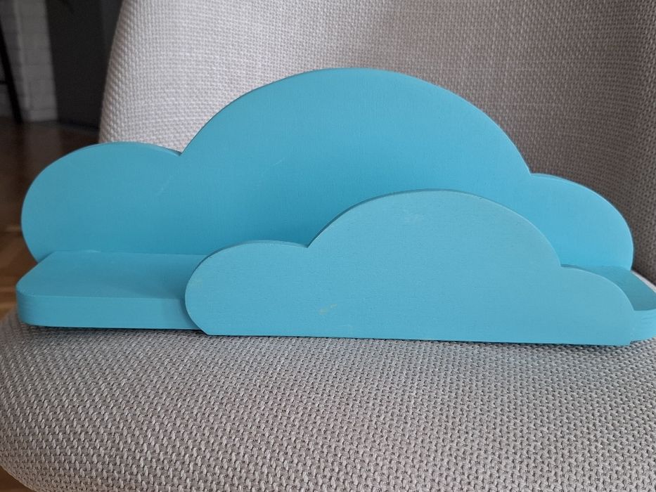 Półki chmurki do pokoju dziecięcego, półki na książki, zabawki