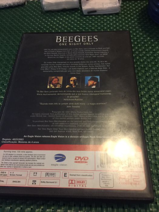 Dvd Bee Gees one noght ony