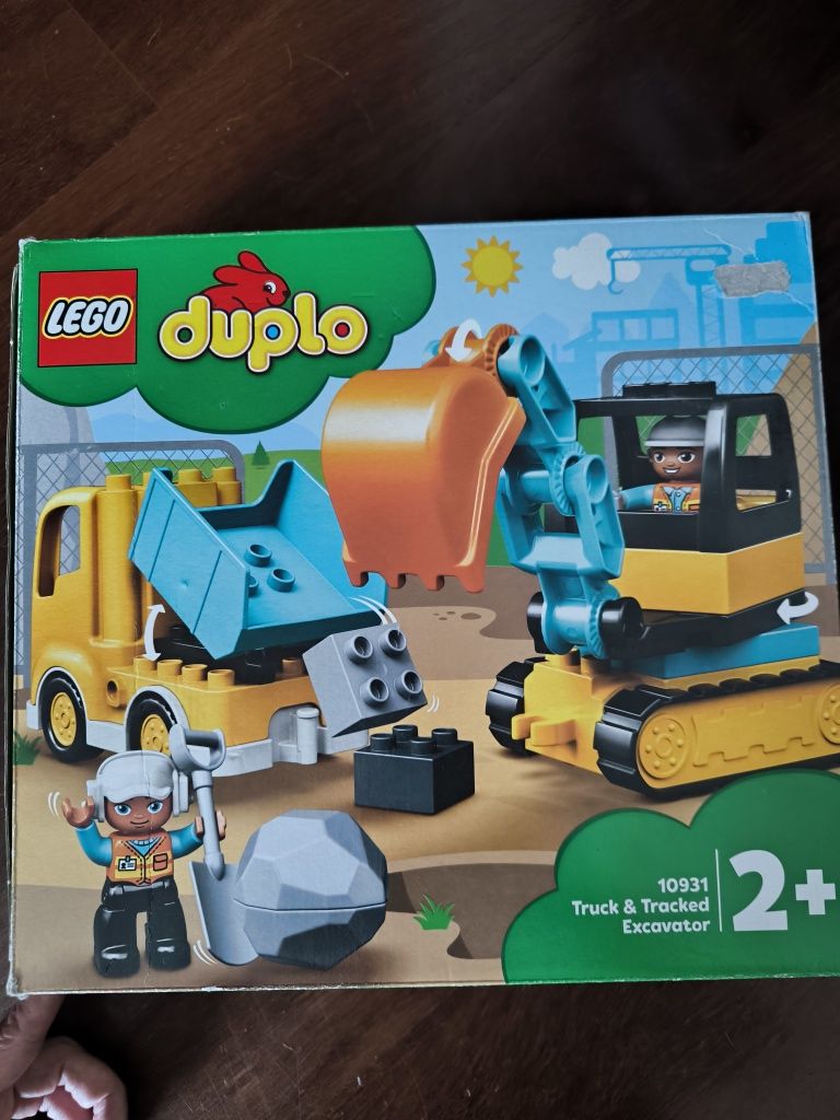 Lego duplo 2+ trator e escavadora