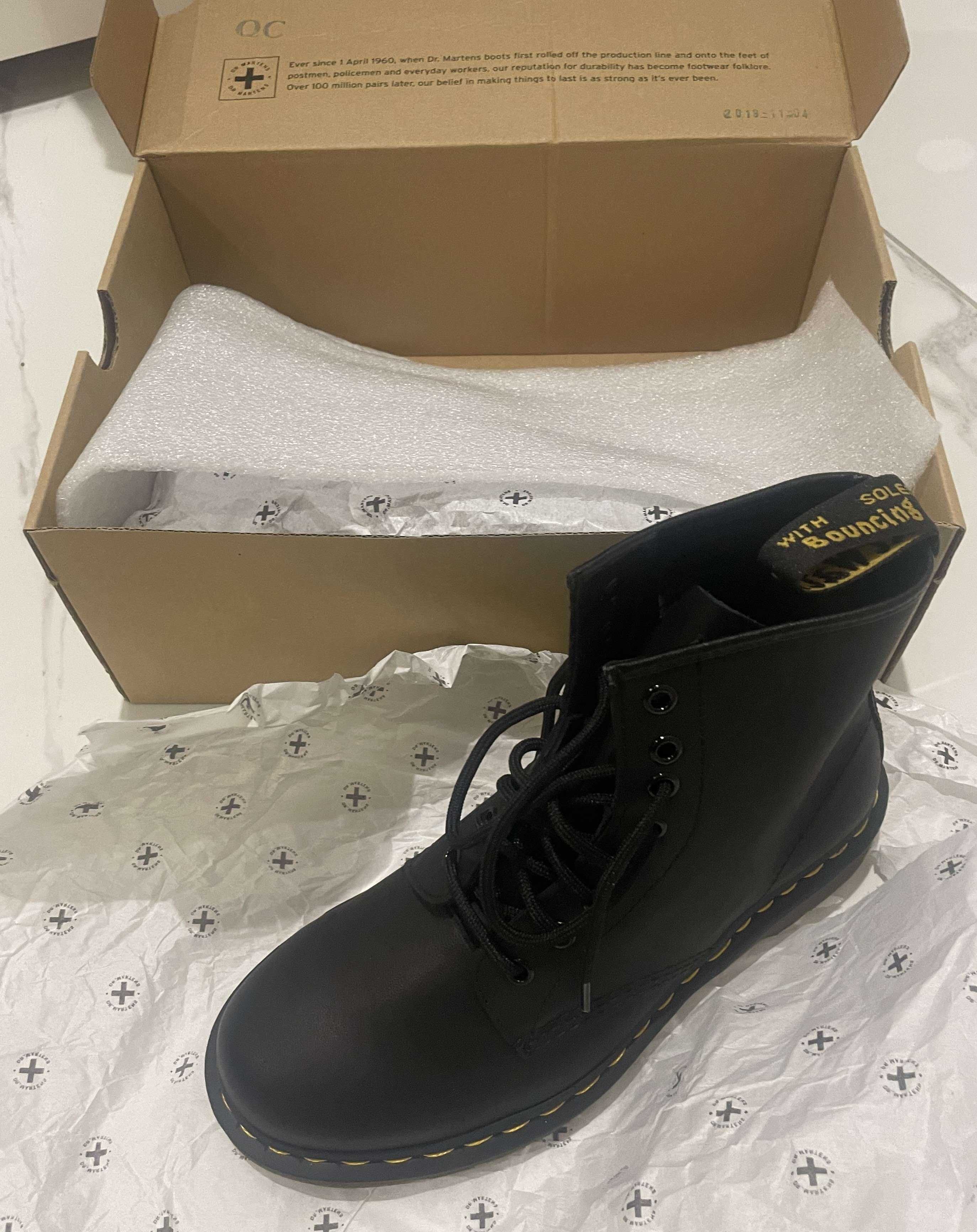 Buty Dr Martens 1460 BLACK GREASY - nowe roz. 39