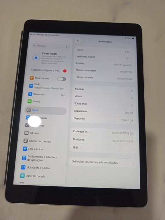 Ipad 9ª Geração 64GB com teclado