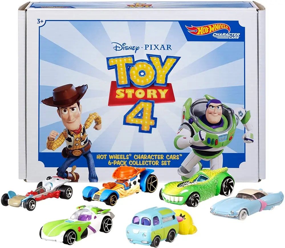 Подарочный набор машинок hot wheels Disney Pixar Toy story 4