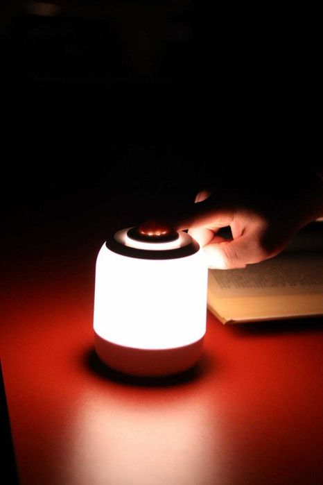 Лампа с аккумулятором 2400 mAh, настольная LED лампа, димер, ночник