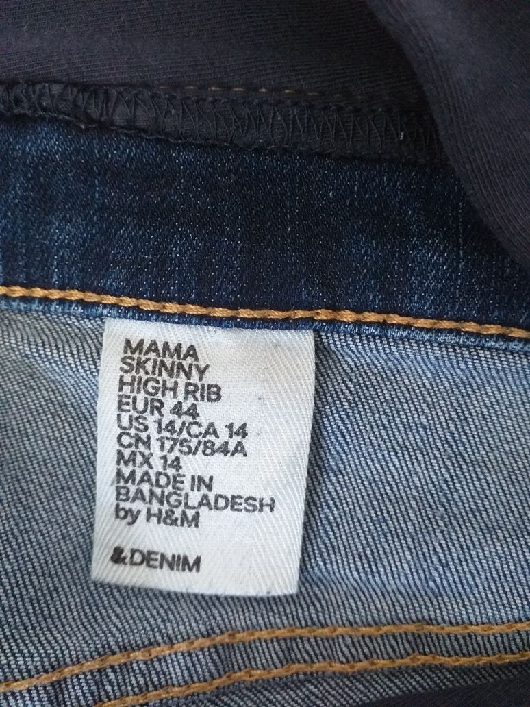 Spodnie jeans ciążowe r 44